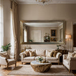 Luminous Gilded Elegance Mirror – Ornate Full‑Length Gilded Frame with Antique Finish - Reflessa - Luxury mirrors