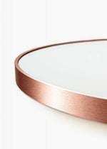 Eclipse Round Mirror in Rose Gold.