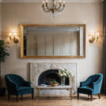 Golden Elegance Mirror – Ornate Full-Length Mirror with Gilded Baroque Frame - Reflessa - Luxury mirrors