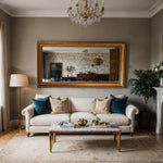 Golden Regal Splendor Mirror – Full‑Length Mirror with Luxurious Gilded Carved Frame - Reflessa - Luxury mirrors