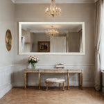 Ivory Opulence Mirror – Ornate Full-Length Wall Mirror with White Hand‑Carved Frame - Reflessa - Luxury mirrors