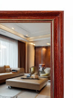 Crimson Grace Mirror – Full-Length Red Frame Mirror | Modern Elegance & Timeless Charm - Reflessa - Luxury mirrors
