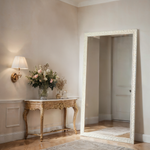 Ivory Opulence Mirror – Ornate Full-Length Wall Mirror with White Hand‑Carved Frame - Reflessa - Luxury mirrors