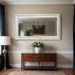 Celestial Grace Mirror – Ornate White & Gold Full-Length Mirror | Elegant Hand-Carved Frame - Reflessa - Luxury mirrors