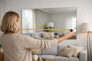 Spiegelgröße fürs Wohnzimmer bestimmen
