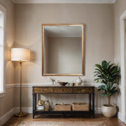 Golden Petal Mirror – Baroque Full-Length Mirror | Antique Gold Frame with Scrollwork - Reflessa - Luxury mirrors