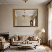 Majestic Gilded Mirror – Ornate Gold Wall Mirror | Elegant Baroque Frame - Reflessa - Luxury mirrors