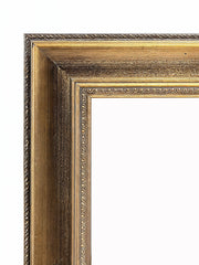 Gold Baroque Full-Length Wall Mirror – Natural Wood Frame, 9 cm Profile | Verona Gilded Heritage