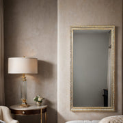 Gilded Wood Mirror – Full‑Length Wall Mirror with Hand‑Carved Solid Wood Frame, Antique Gold Finish - Reflessa - Luxury mirrors