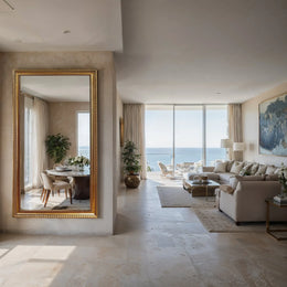 Mirror “Regal Brilliance” – Hand‑Carved Solid Wood - Reflessa - Luxury mirrors