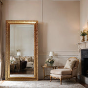 Golden Majesty Mirror – Hand-Carved Sustainable Wood Frame, Premium 4 mm Glass - Reflessa - Luxury mirrors
